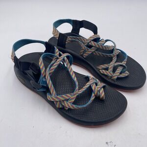 Chaco‎ ZX/2 Classic Womens Siz 10 Blue Red Beach Walking Outdoor Hiking Sandals